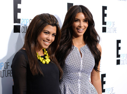 E! Upfront, Kourtney Kardashian, Kim Kardashian E! Upfront, Kourtney Kardashian, Kim Kardashian